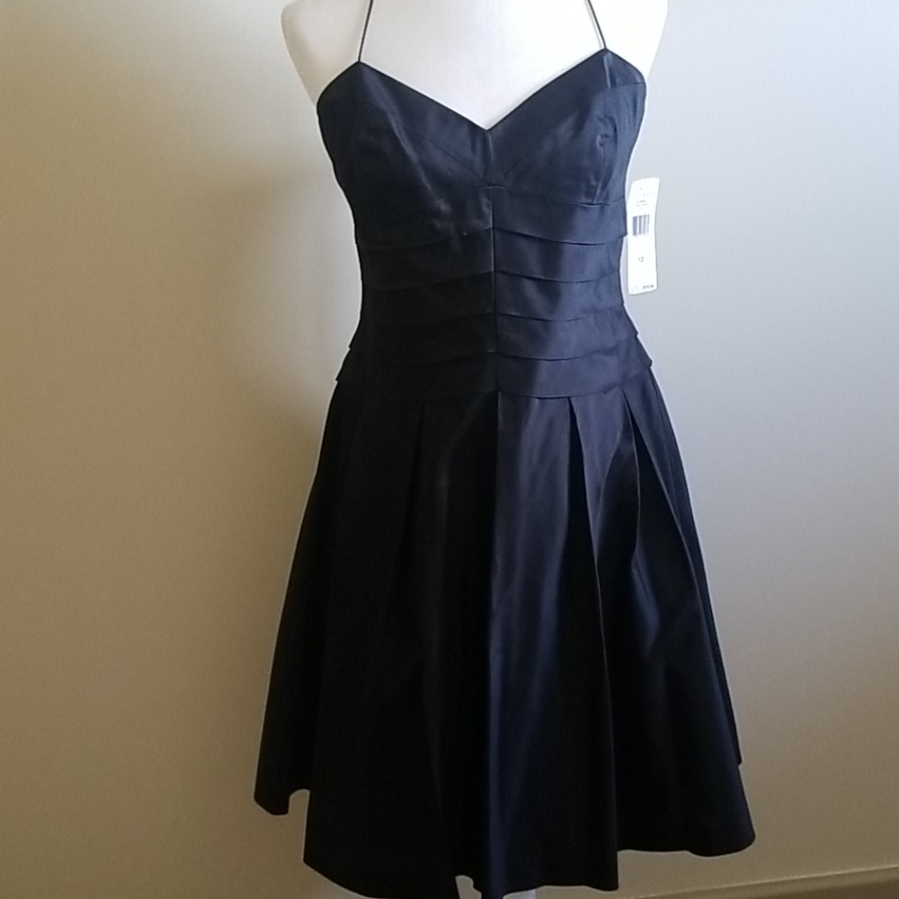 LAUREN RALPH LAUREN BLACK EVENING DRESS NWT